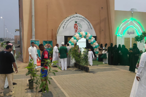 تعاونية المانجو بجازان تشارك بمبادرة "توزيع الشتلات الزراعية" بصبيا